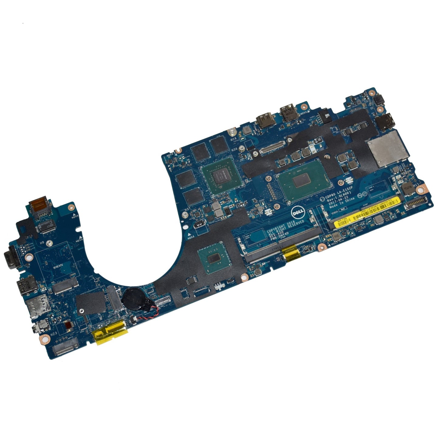 Dell Precision 3520 Motherboard Xeon E3-1505M v6 Quadro M620 GPU LA-E152P DDMP7
