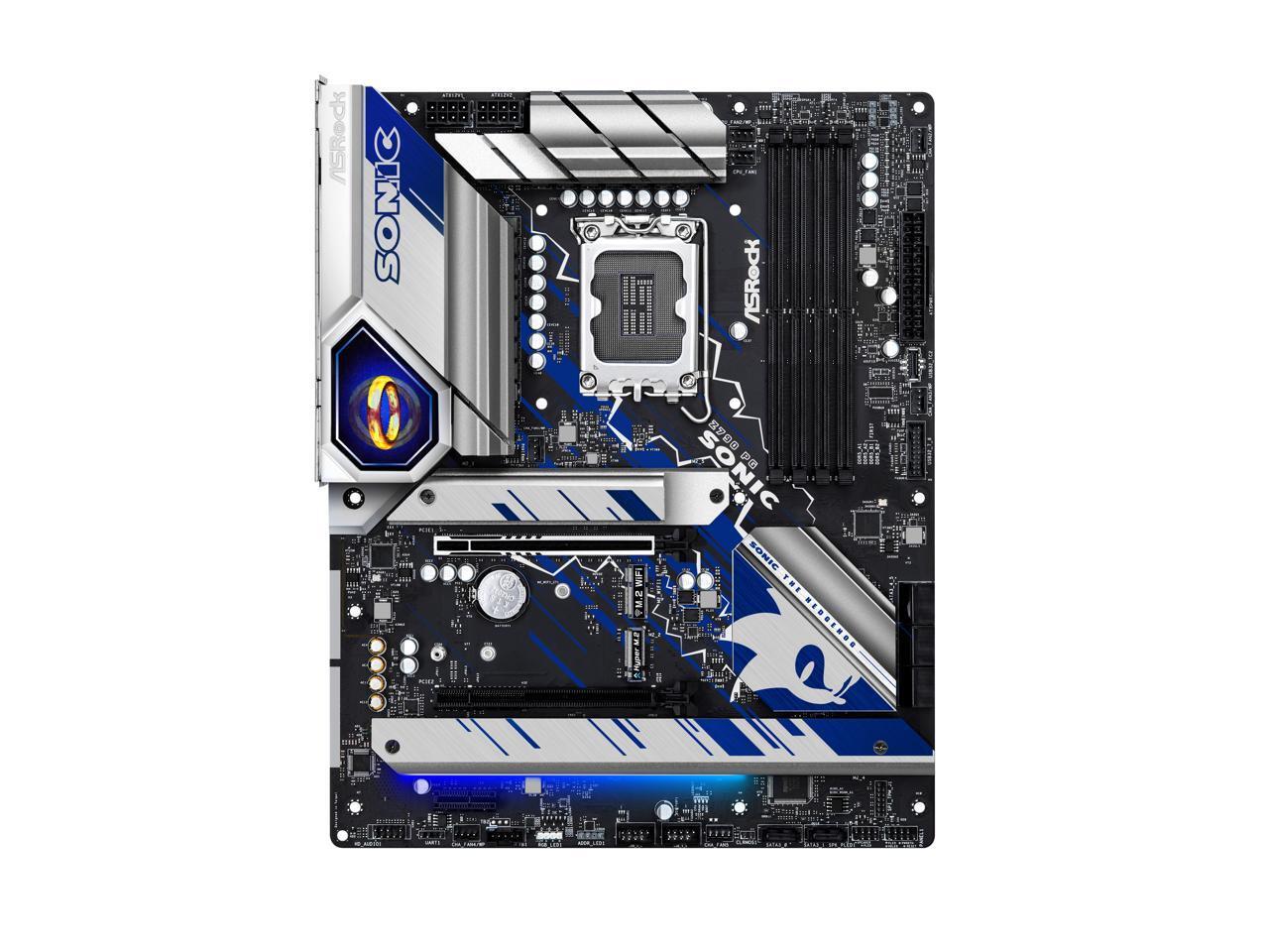 ASRock Z790 PG SONIC Intel LGA1700 ATX Mainboard , 4 slots DDR5, PCIE 5.0 x16,