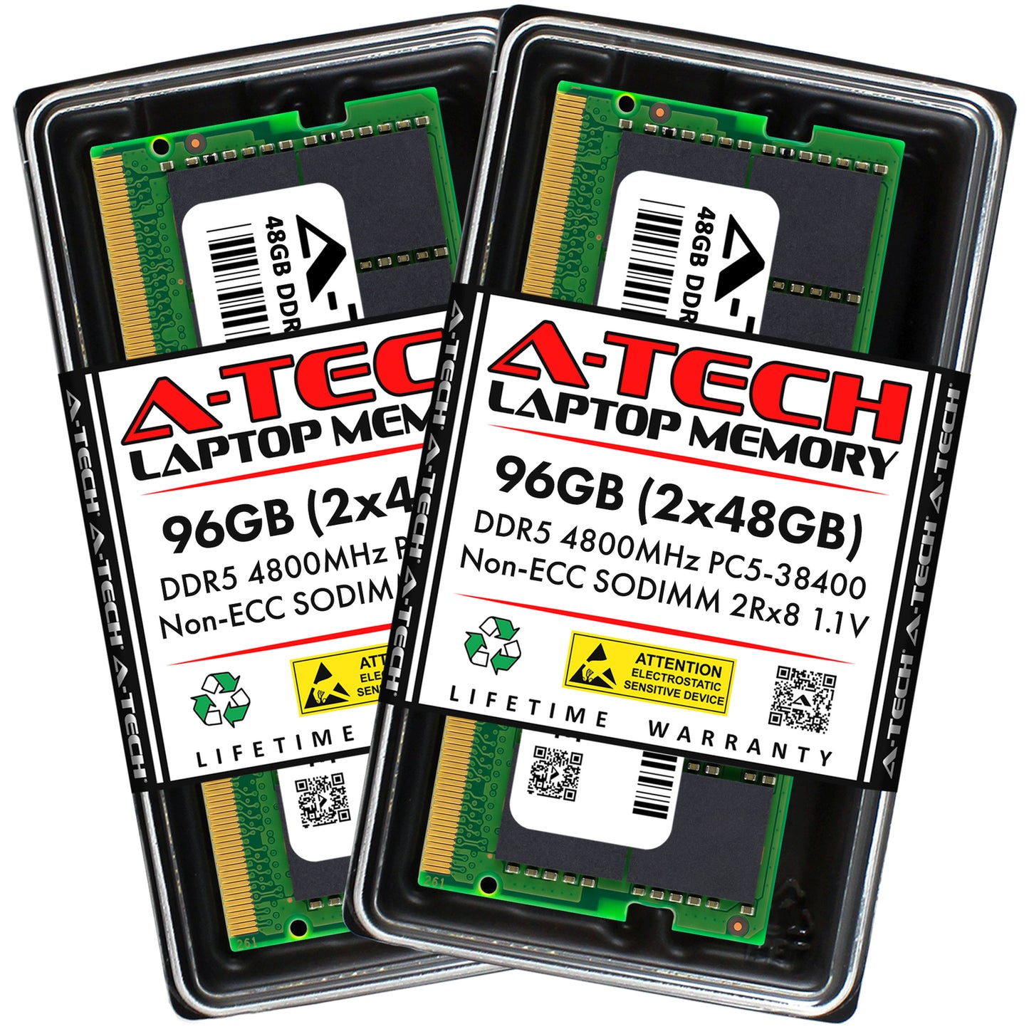 96GB 2x 48GB DDR5-4800 MSI CreatorPro M16 HX C14VKG X18 HX A14VMG Memory RAM