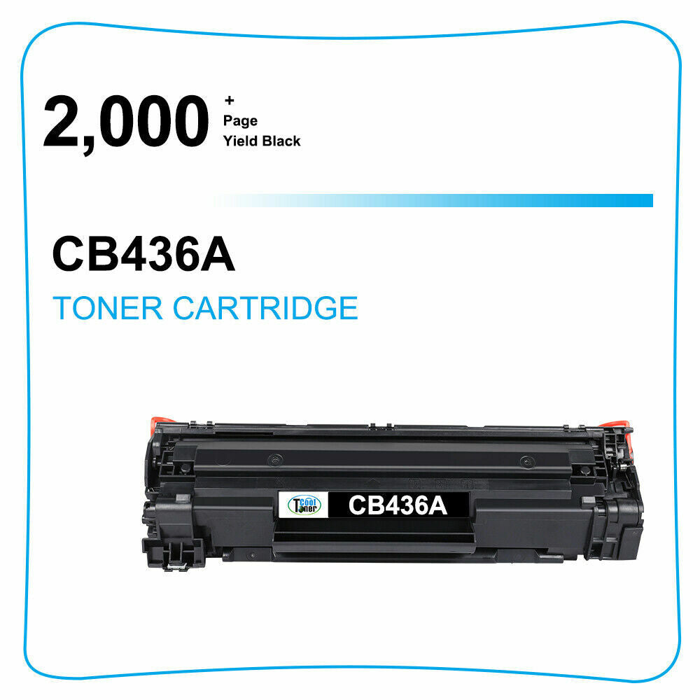10PK CB436A Toner Compatible With HP 36A LaserJet P1505 P1505n M1522n M1120n MFP
