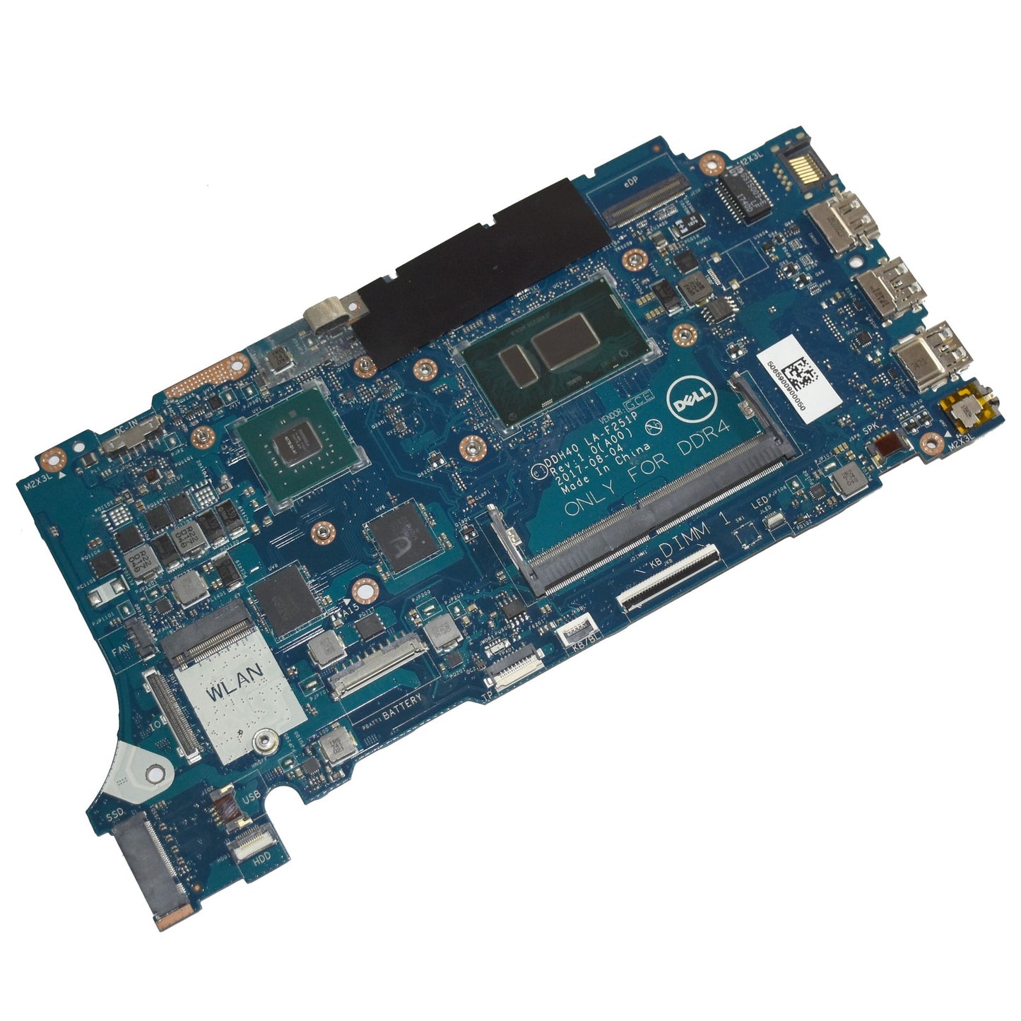 Dell Inspiron 7472 7572 Motherboard i5-8250U 1.60GHz NVIDIA MX150 LA-F251P H90X8