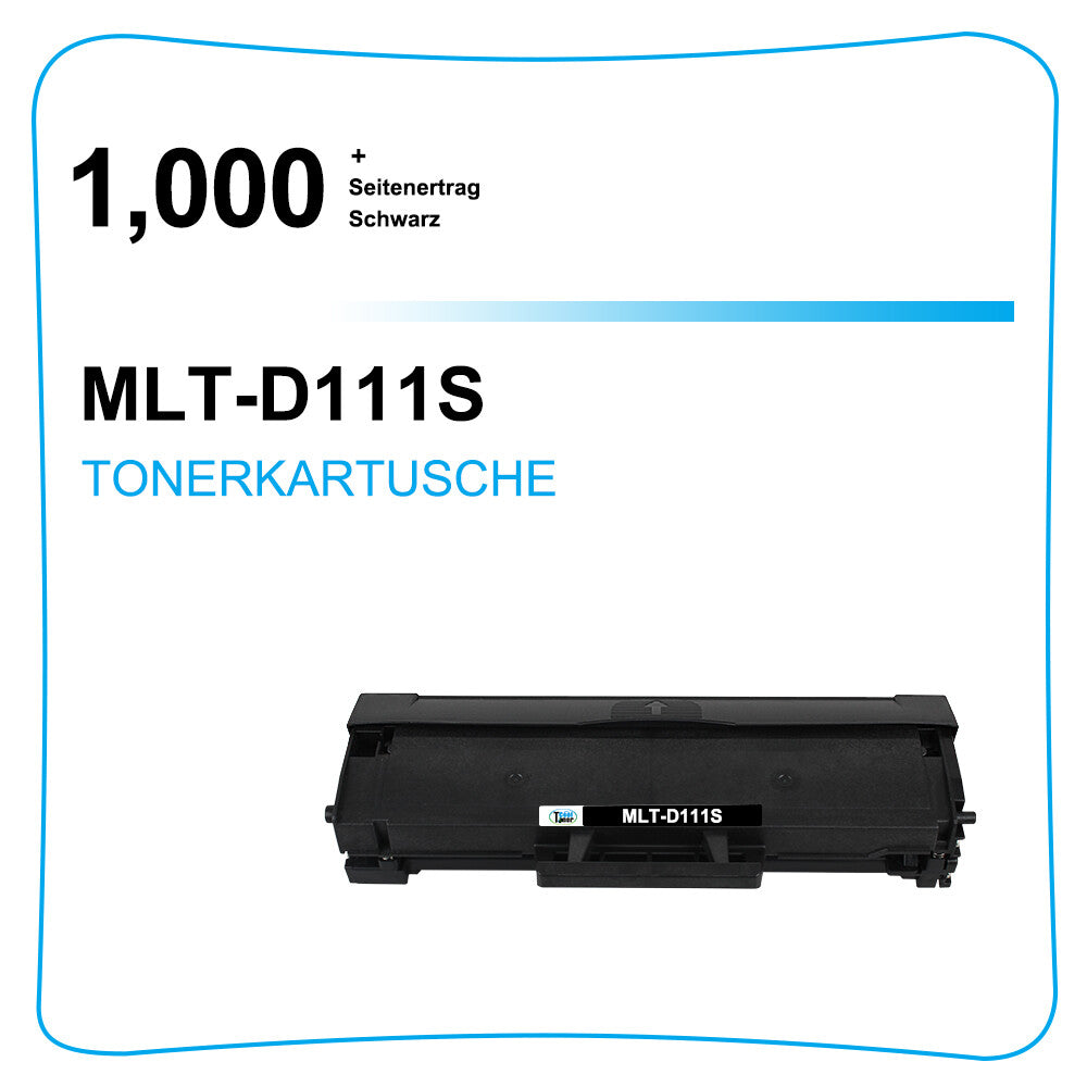 8Pack MLT-D111S BK Toner Cartridge for Samsung 111S M2020W M2024W M2070FW M2070W