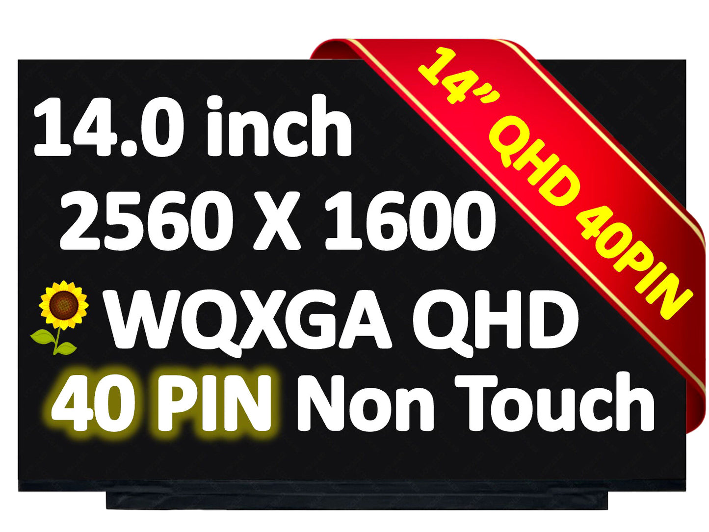 NE140QDM-NX1 V18.0 14" 2560x1600 16:10 40 pin eDP LCD screen Matrix Display New