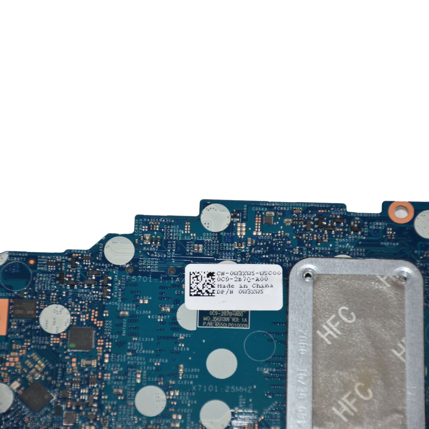 Dell Inspiron 5502 Motherboard i7-1165G7 2.8GHz Quad-Core Integrated GPU W3XW5