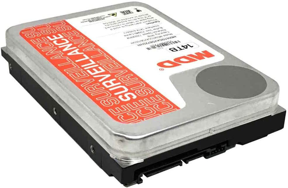 MDD 14TB 7200RPM 256MB Cache SATA 6G 3.5" Surveillance Hard Drive CCTV/ DVR/ NVR
