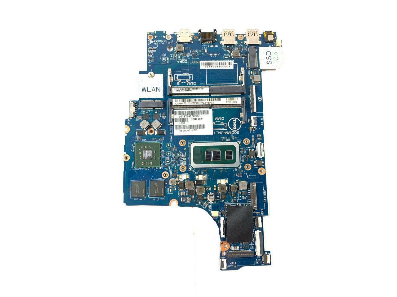 Dell Inspiron 3000 3490 3590 3790 Motherboard i7-10510U 1.8 GHz LA-G716P XT2V2