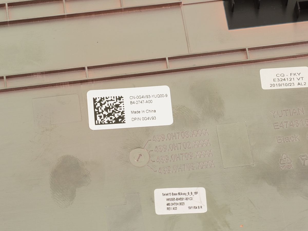 Lot of 2 Dell Inspiron 15 3590 G Series Bottom Base Cover Assembly KV9X9 G4V93