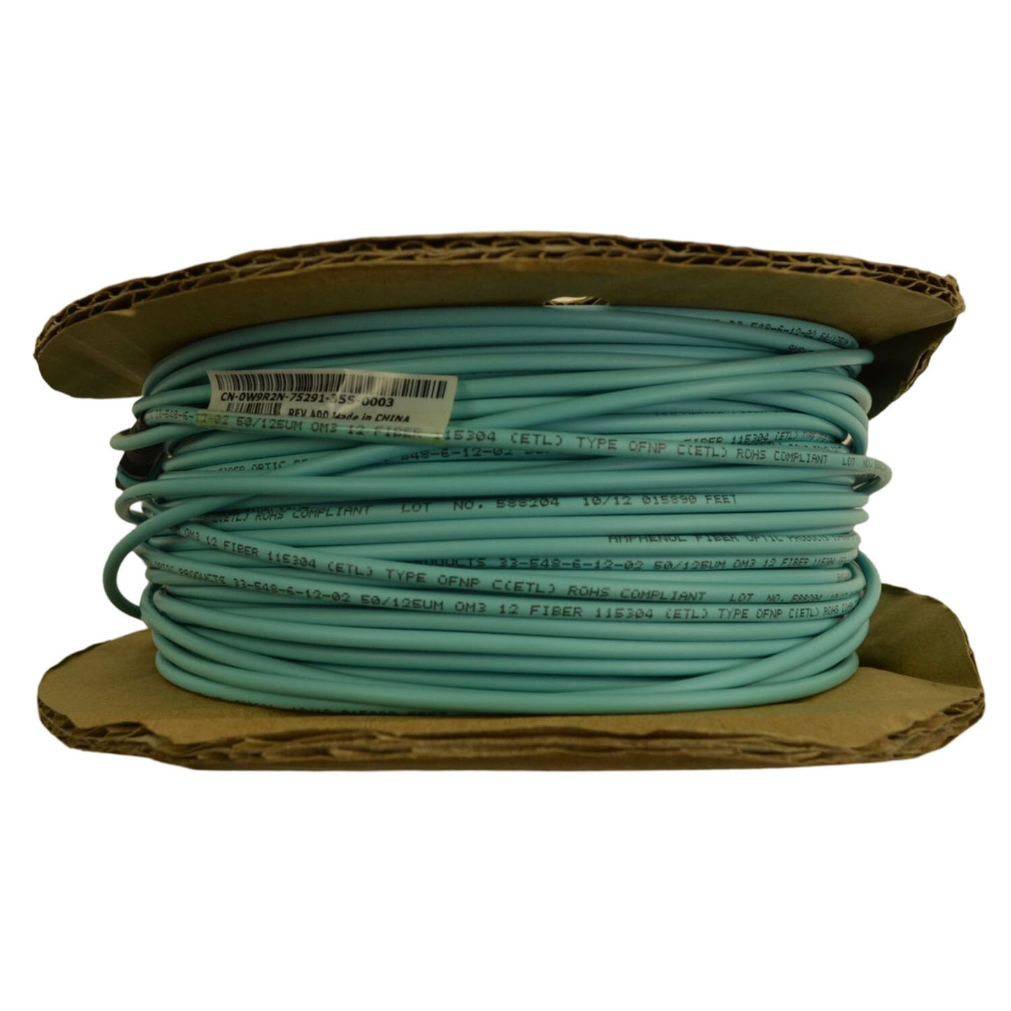 Dell Amphenol 100m QSFP 50/125 MPO OM3 Multimode Fiber Optic Network Cable W9R2N