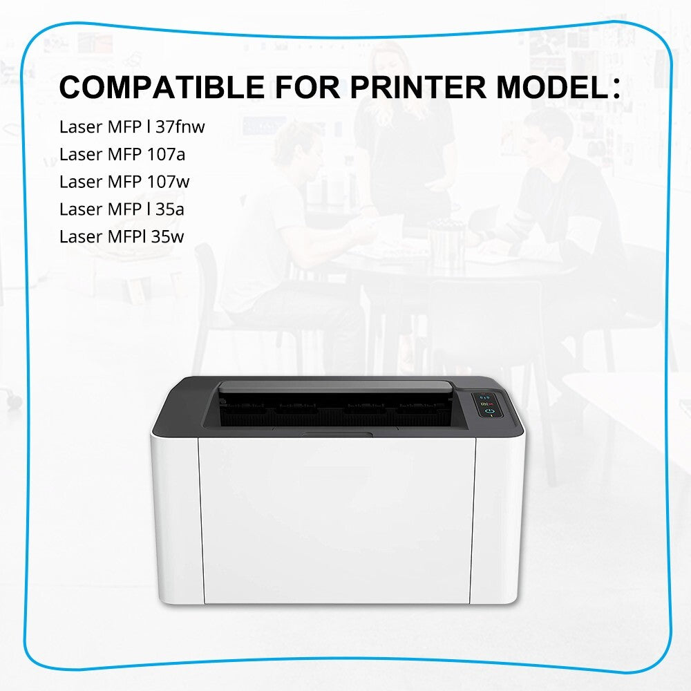 2PK W1105A 105A Toner Compatible with HP LaserJet MFP 137fnw 107a 107w 135a 135w