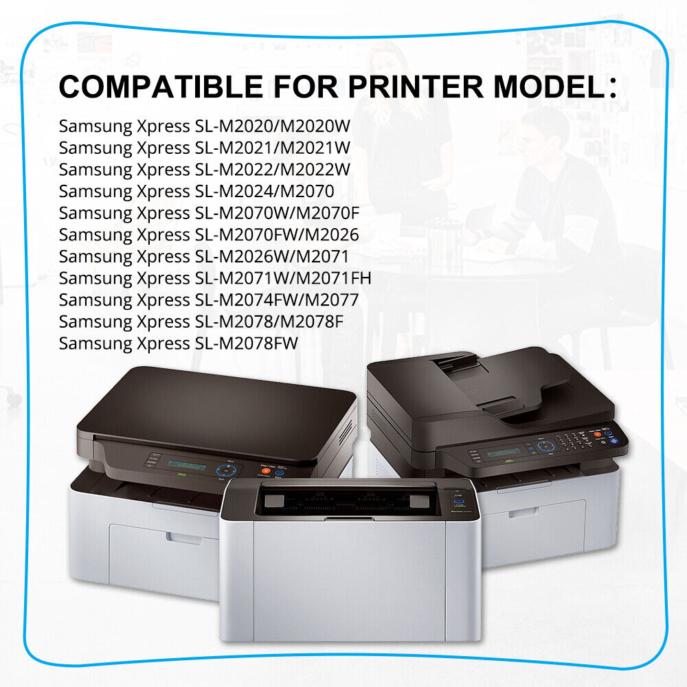 10-Pack/Pk Compatible for Samsung MLT-D111S 111s Toner Xpress M2020W M2070FW