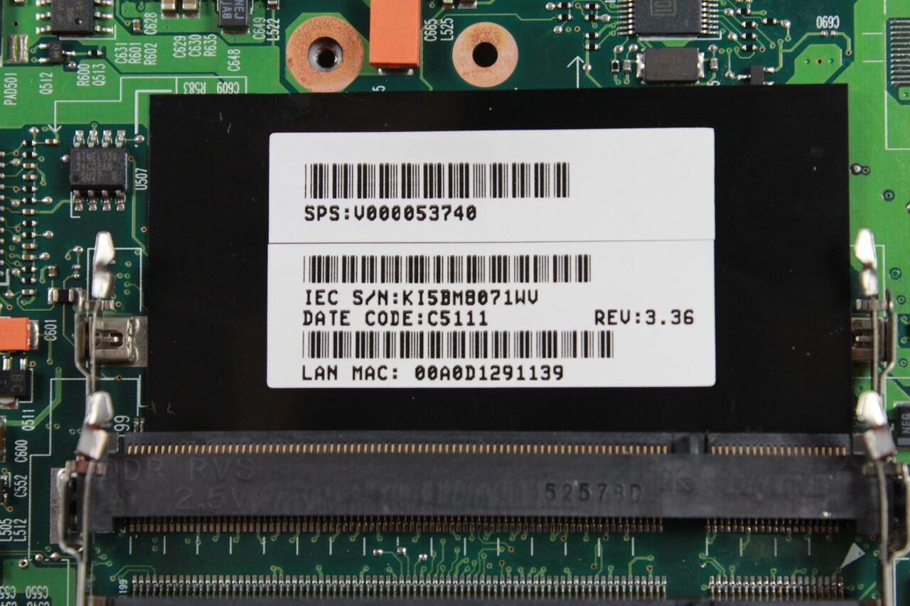Toshiba Satellite M45-S265 S2561 DDR SDRAM 2 Slot Laptop Motherboard V000053740