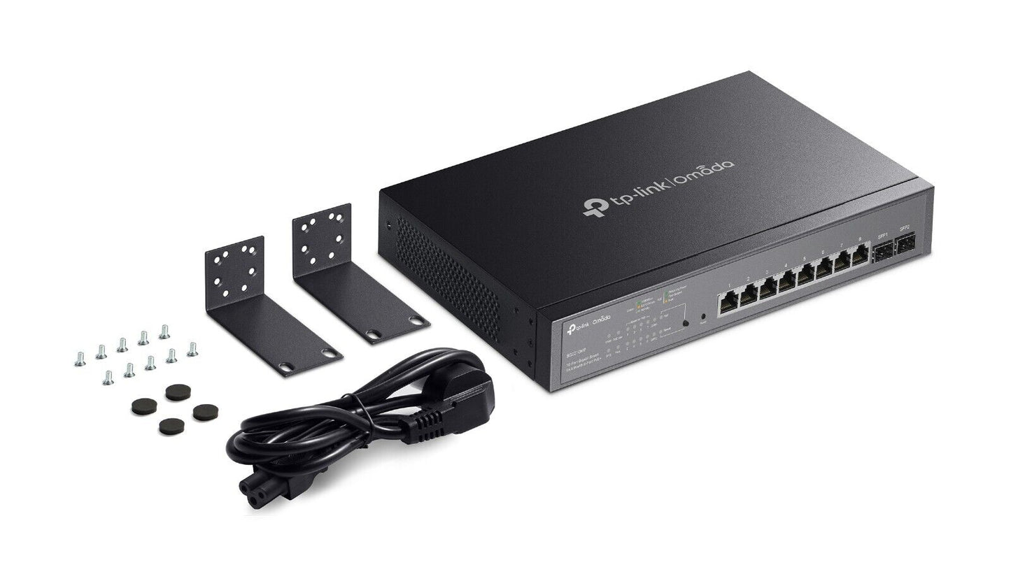 TP-Link SG2210MP | Omada 10-Port Gigabit Smart Switch | 8* PoE+ | 2* SFP Port