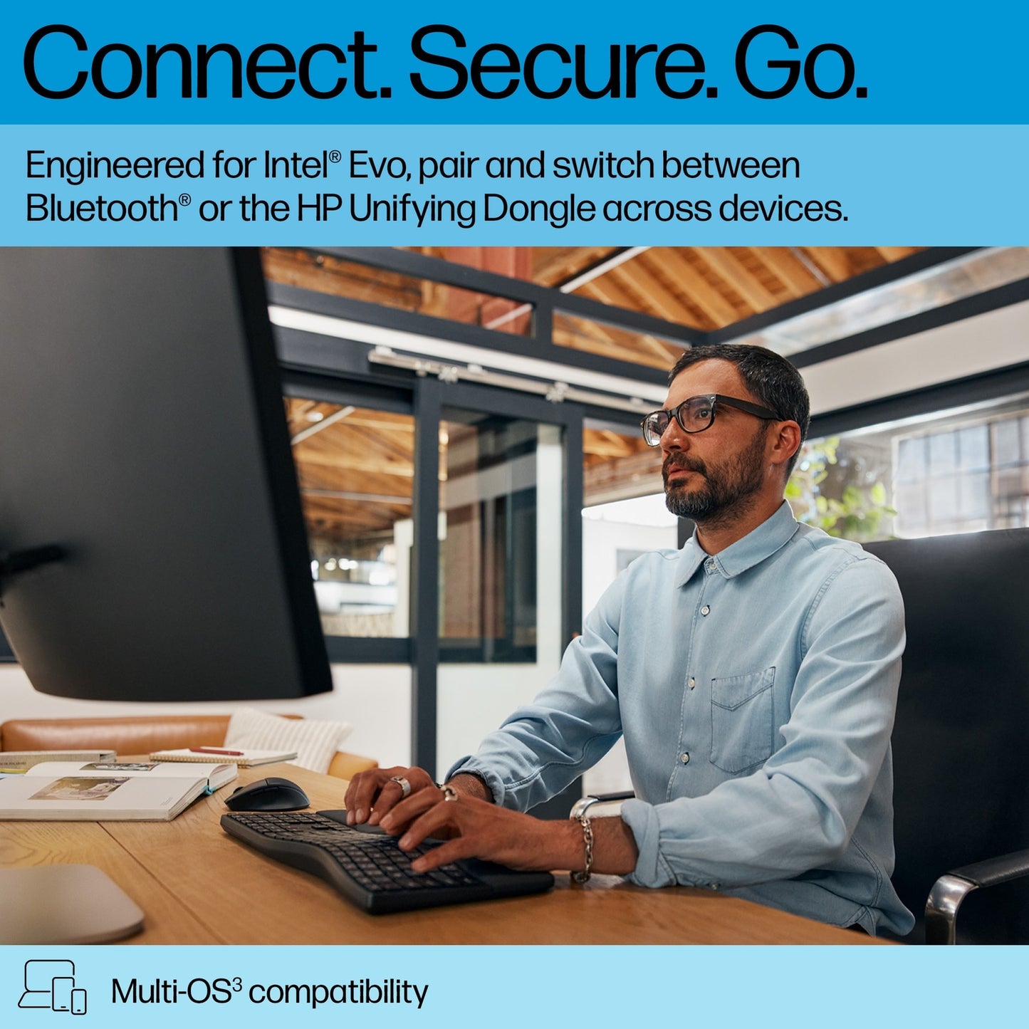 HP 680 Comfort Dual-Mode Keyboard