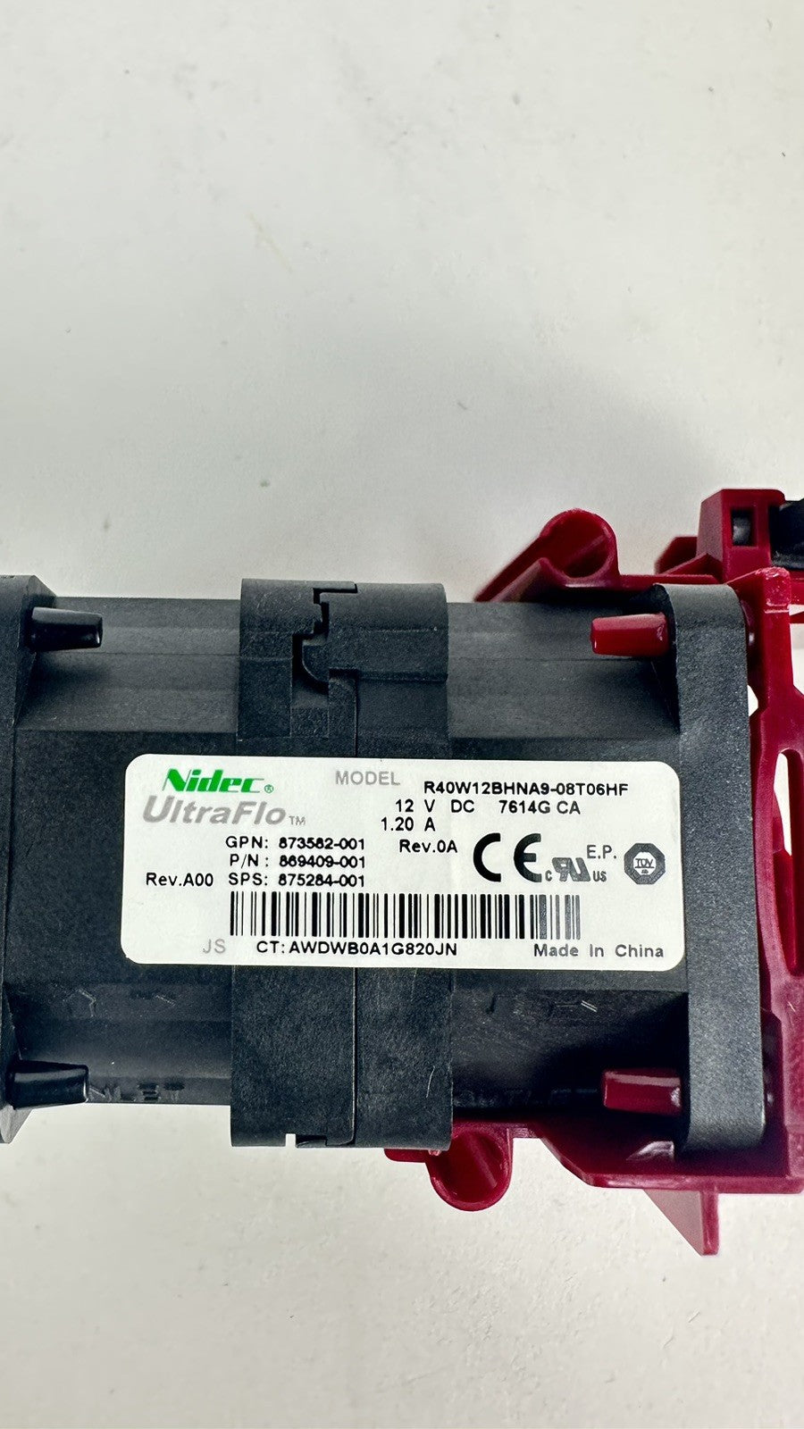 Genuine HPE ProLiant DL360 Gen10 High Performance Fan 1x CL2600 DX360 DL160 1U