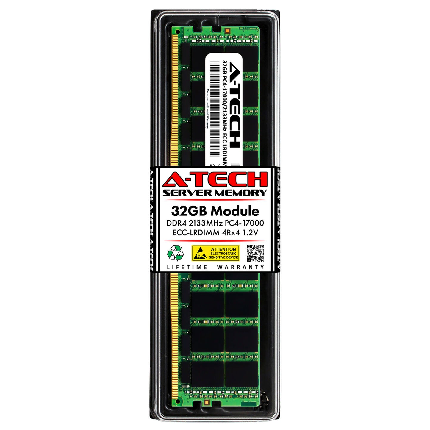 32GB DDR4-2133 ECC LR (KINGSTON KCS-UC421LQ/32G Equivalent) Server Memory RAM (NOT FOR HOME PC)