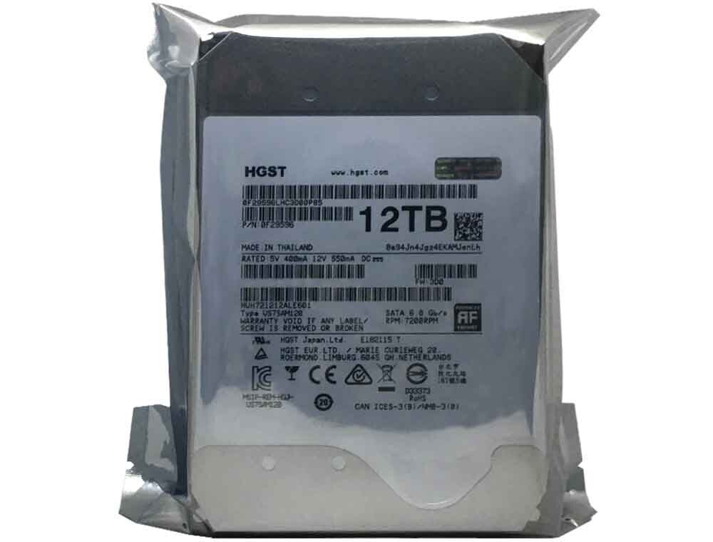 HGST Ultrastar DC HC520 12TB SATA 6Gb 256MB 3.5" Enterprise HDD- HUH721212ALE601