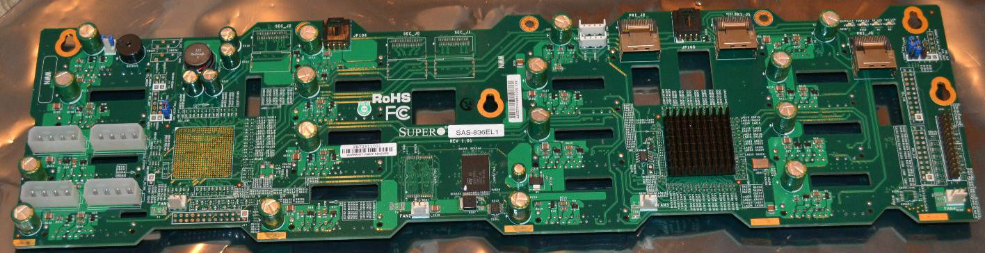 SuperMicro BPN-SAS-836EL1 3U SAS/SATA Expander Backplane (NOT FOR HOME PC)