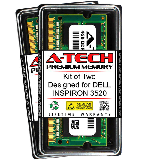 8GB 2x 4GB PC3-12800 Dell Inspiron 3520 Memory RAM