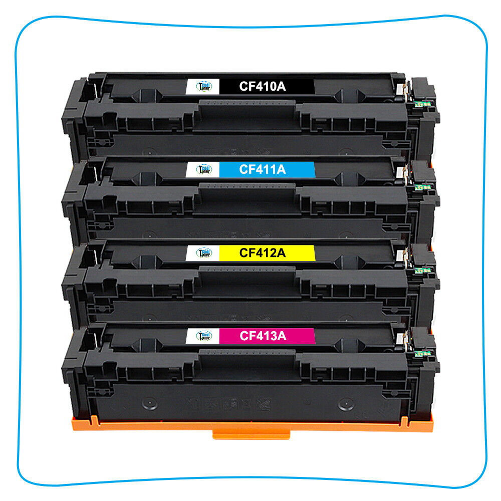 5 Pack CF410A CF411A CF412A CF413A 410A Toner For HP M452dw MFP M477fdn M377dw