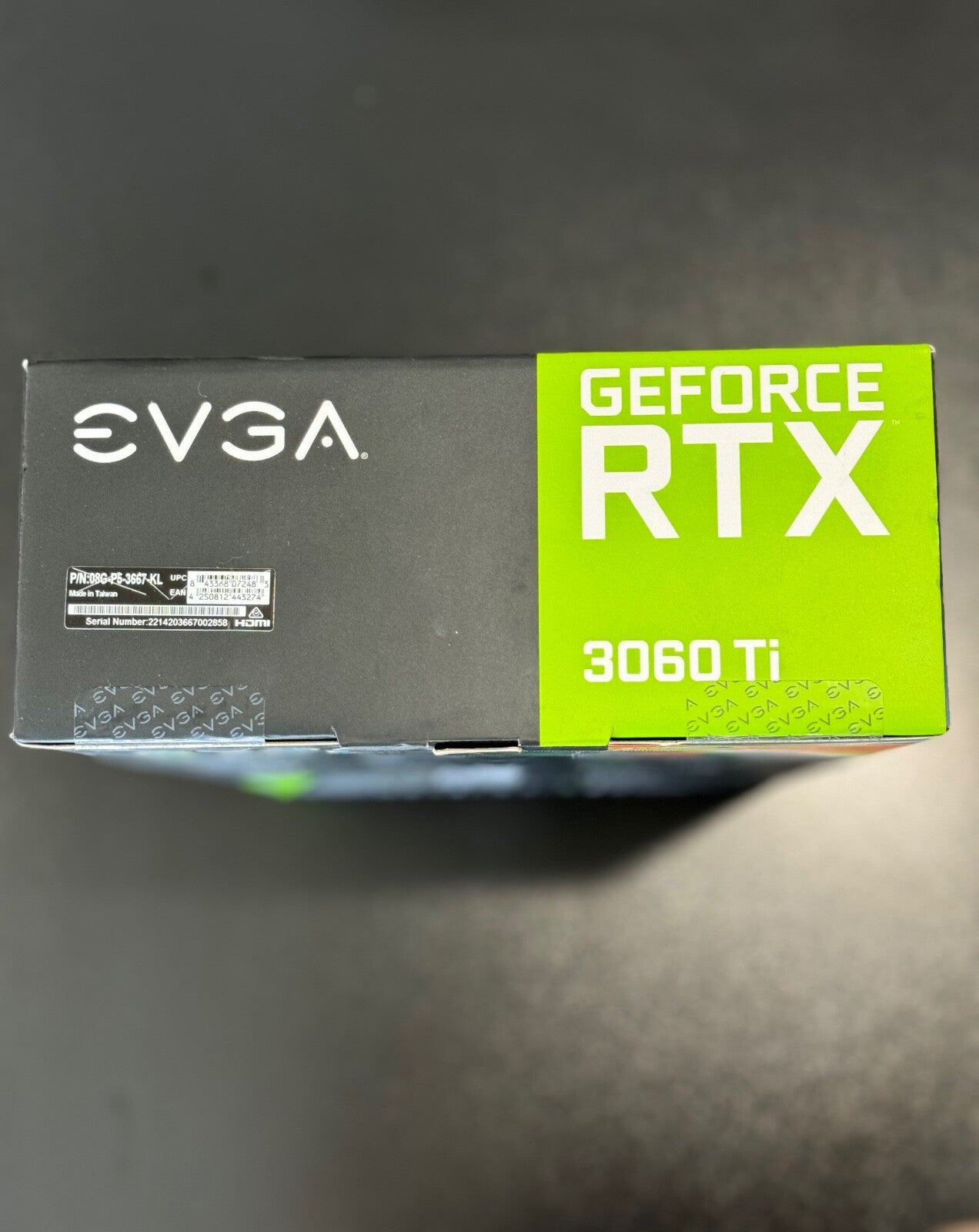 EVGA NVIDIA GeForce RTX 3060 Ti FTW3 ULTRA GAMING 8GB Video Card- 08G-P5-3667-KL
