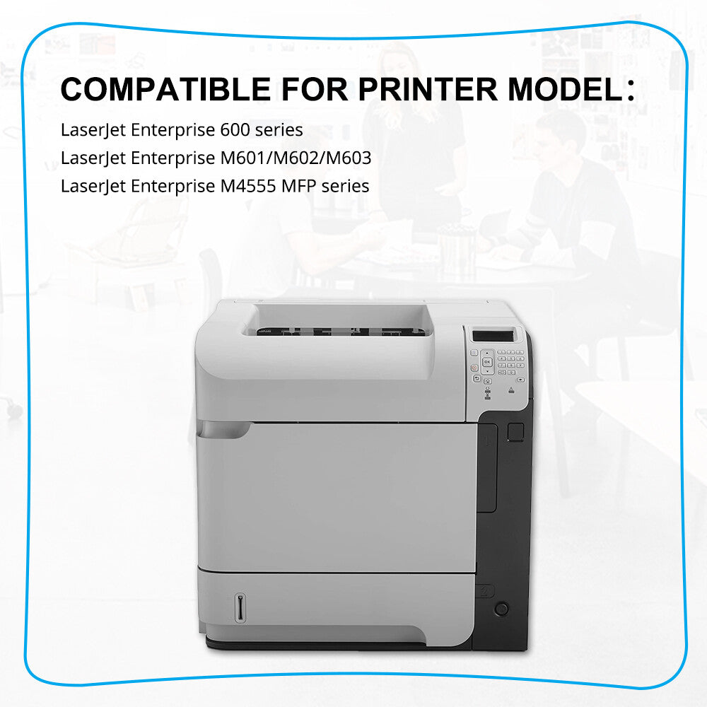 4PK CE390A 90A Toner Compatible with HP LaserJet Enterprise M4555 MFP 600 M602