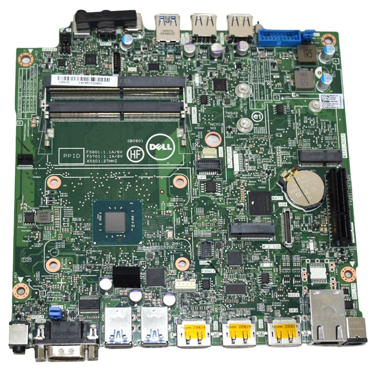 Dell Wyse 5070 Thin Client Motherboard | Intel Pentium J5005 DDR4 XR96H 16561-1