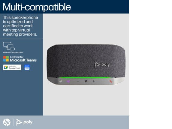 Poly Sync 20+M Speakerphone +USB-A to USB-C Cable +BT700 dongle +Pouch