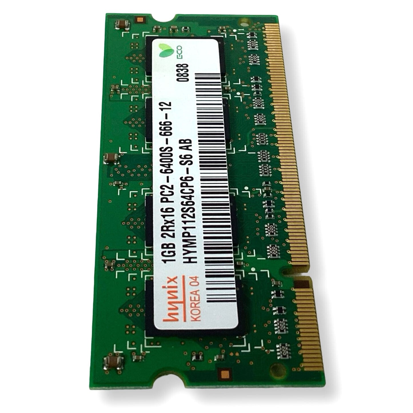 Lot 4 Hynix HYMP112S64CP6-S6-AB 1GB DDR2-800MHz PC2-6400 SoDimm Dual Rank RAM