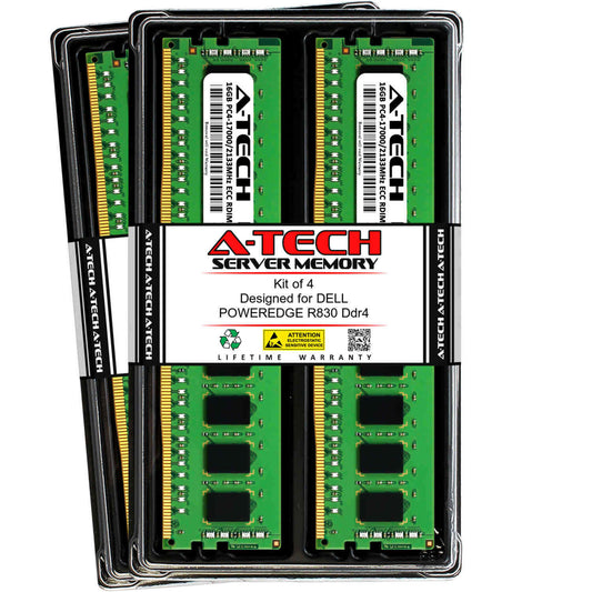64GB 4x 16GB PC4-2133 RDIMM Dell PowerEdge R730xd R630 R830 Memory RAM