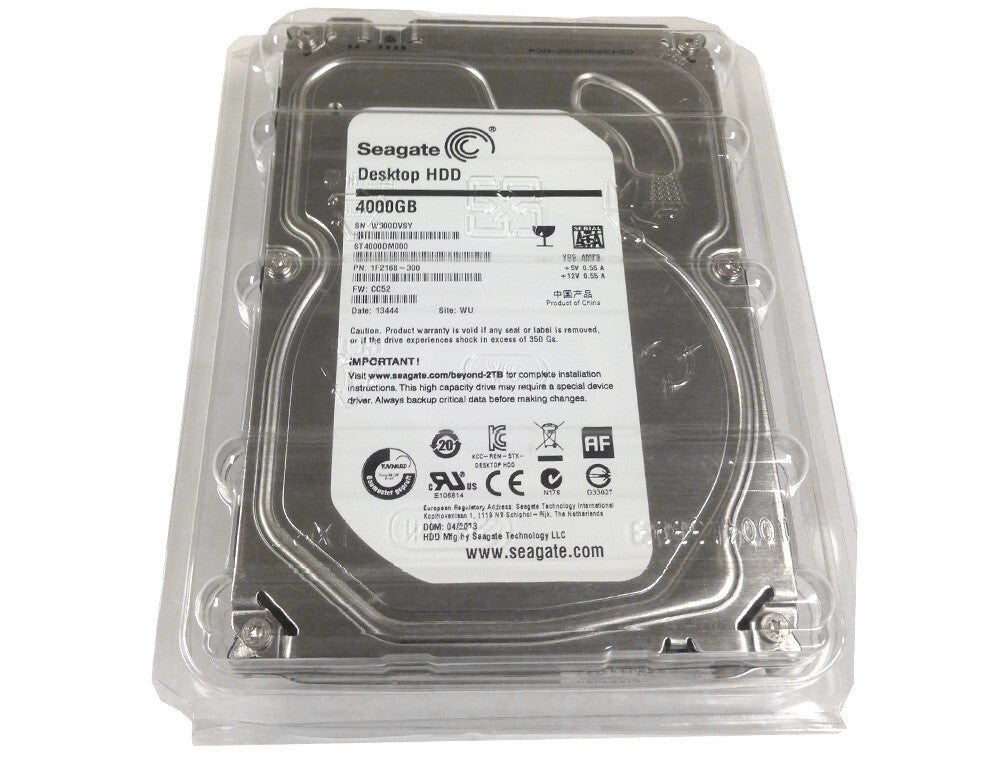 Seagate ST4000DM000 4TB 5900RPM 64MB Cache SATA 6.0Gb/s 3.5" Desktop Hard Drive