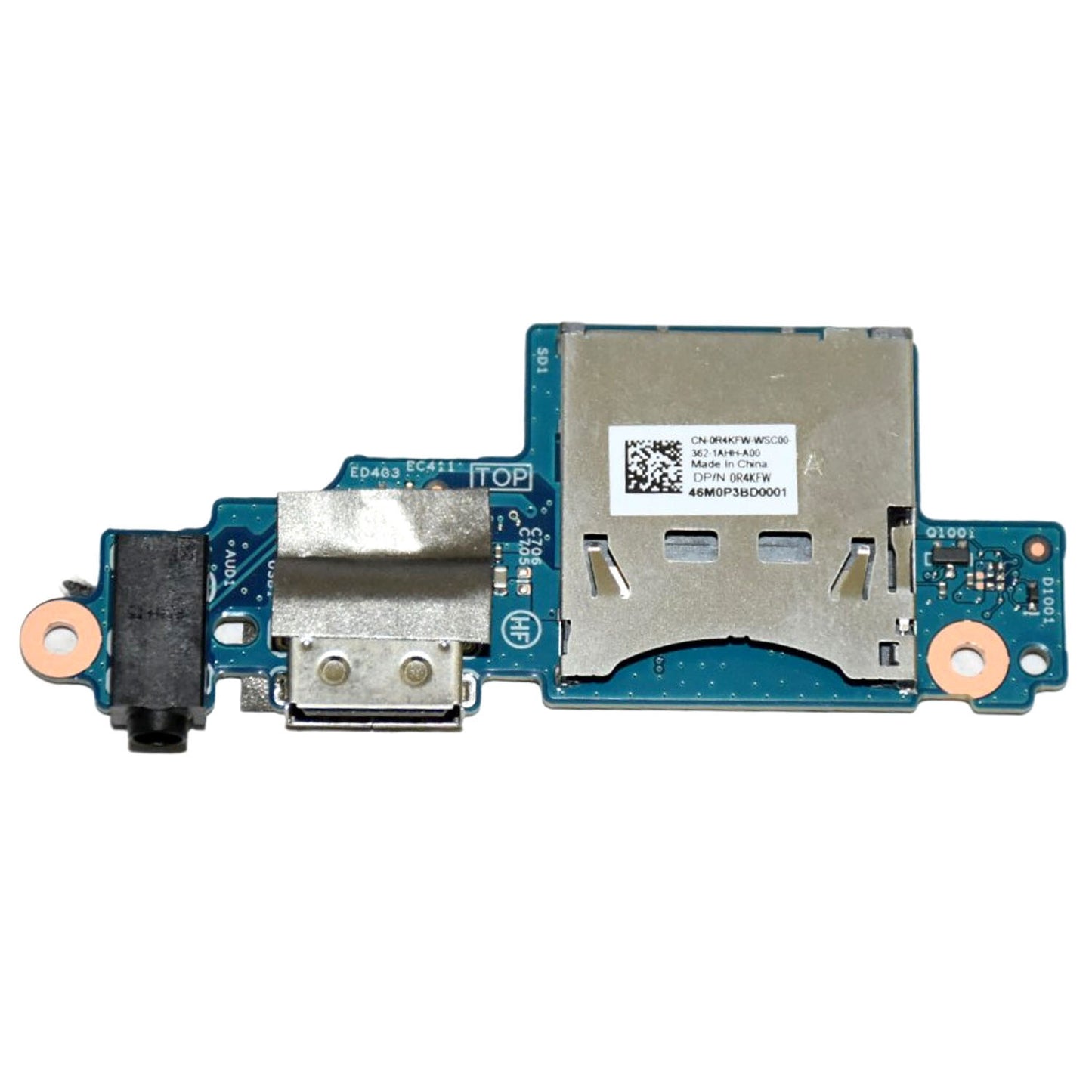 Genuine Dell Inspiron 16 7610 USB Audio SD Card Reader IO Board with Cable R4KFW
