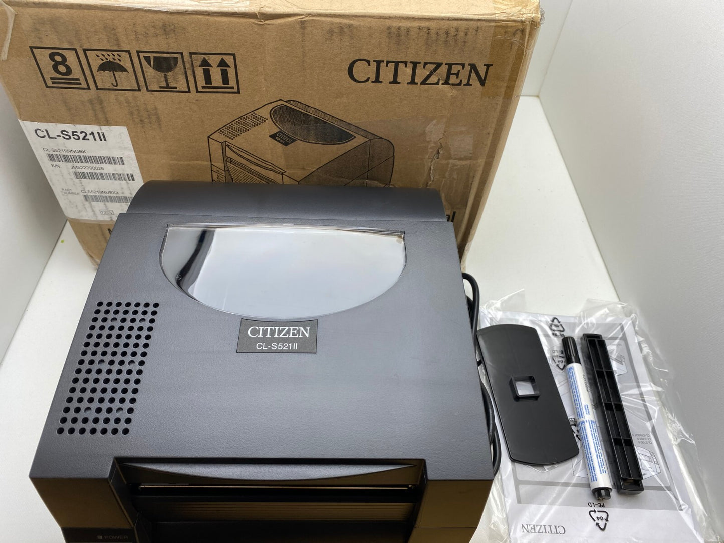 Citizen CL-S521II - label printer - B/W - direct thermal - CL-S521IINNUBK