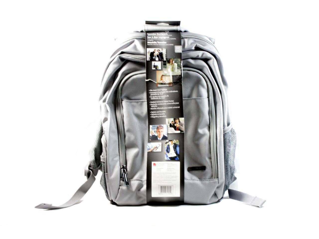 New Kensington K62581 15.6" Nylon Traveler Laptop Backpack Black K62581 K26581CL