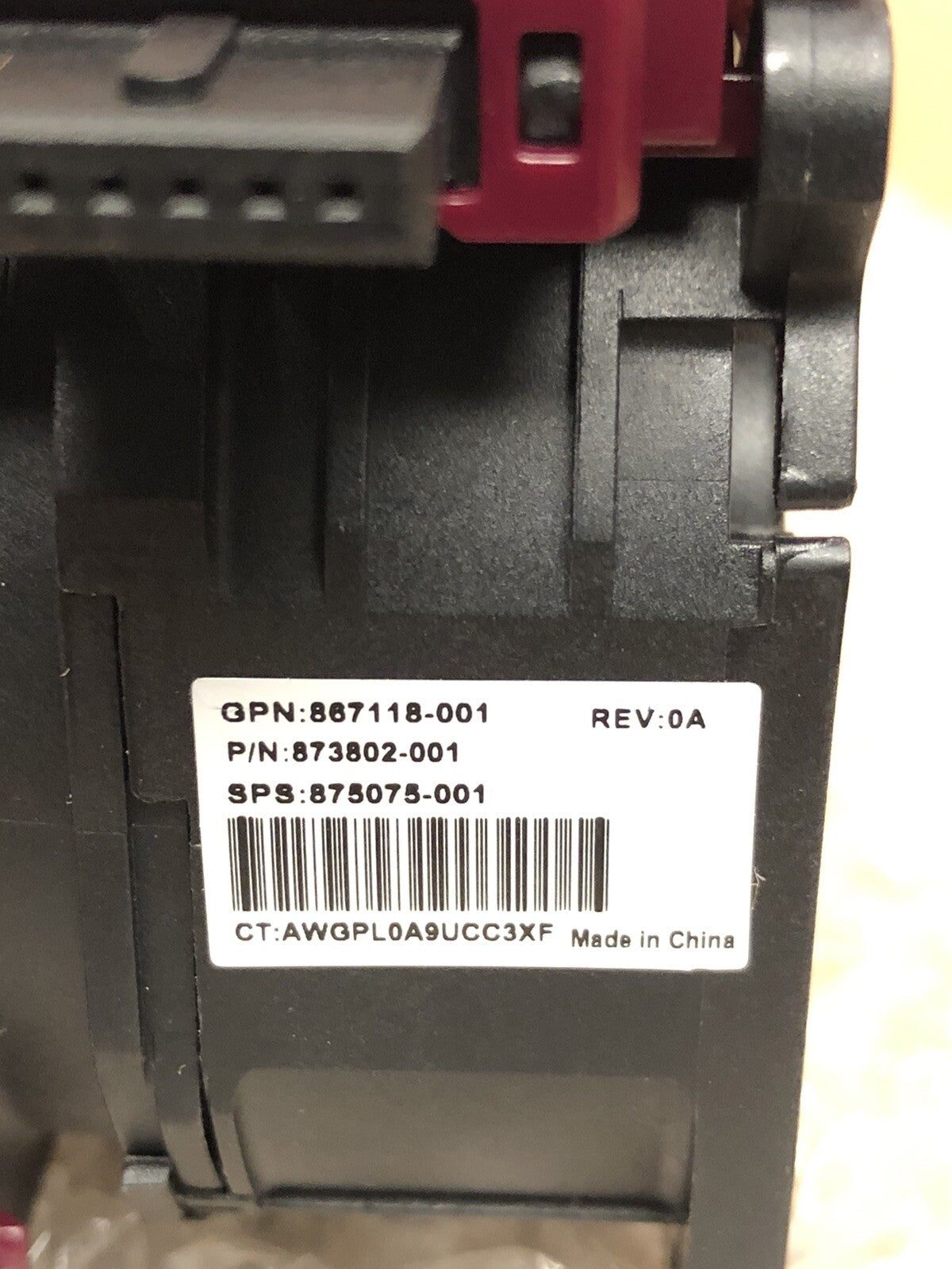 Lot of 2x Genuine HPE Hot Swap Standard Fan ProLiant DL380 DL385 Gen10/Gen10+/V2