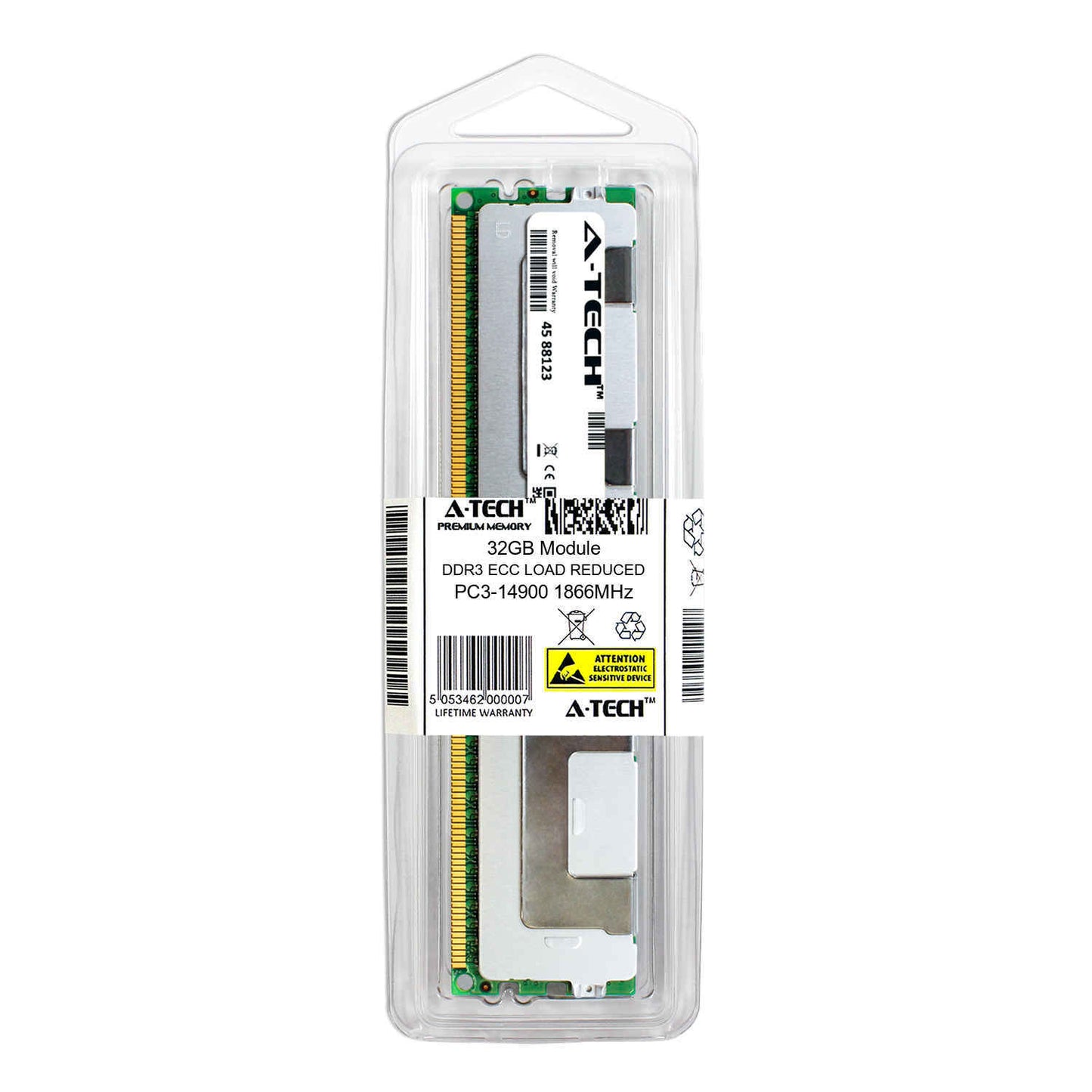 32GB DDR3 PC3-14900L 1866MHz LRDIMM (HP 712384-081 Equivalent) Server Memory RAM