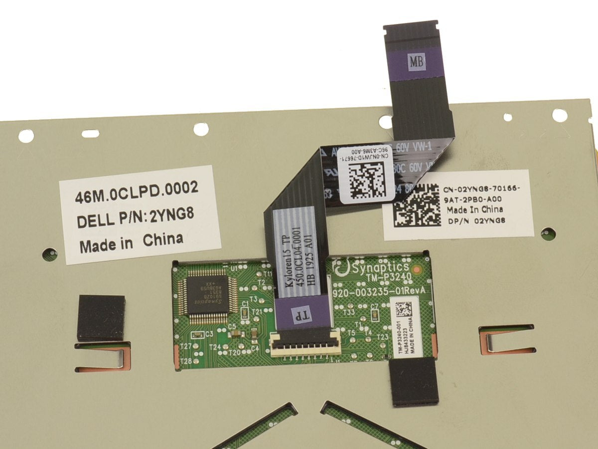 Genuine Dell OEM Inspiron 15 7570 7573 Touchpad Sensor Module with Cable 2YNG8