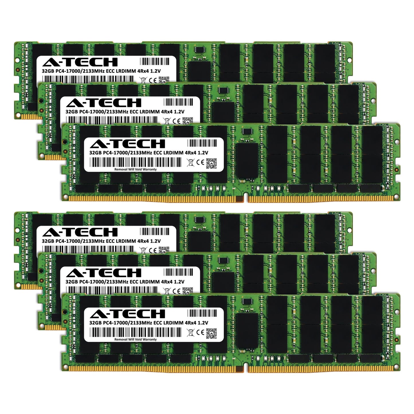 192GB 6x 32GB PC4-2133 LRDIMM Lenovo ThinkServer RD550 (E5-2600 v3) Memory RAM
