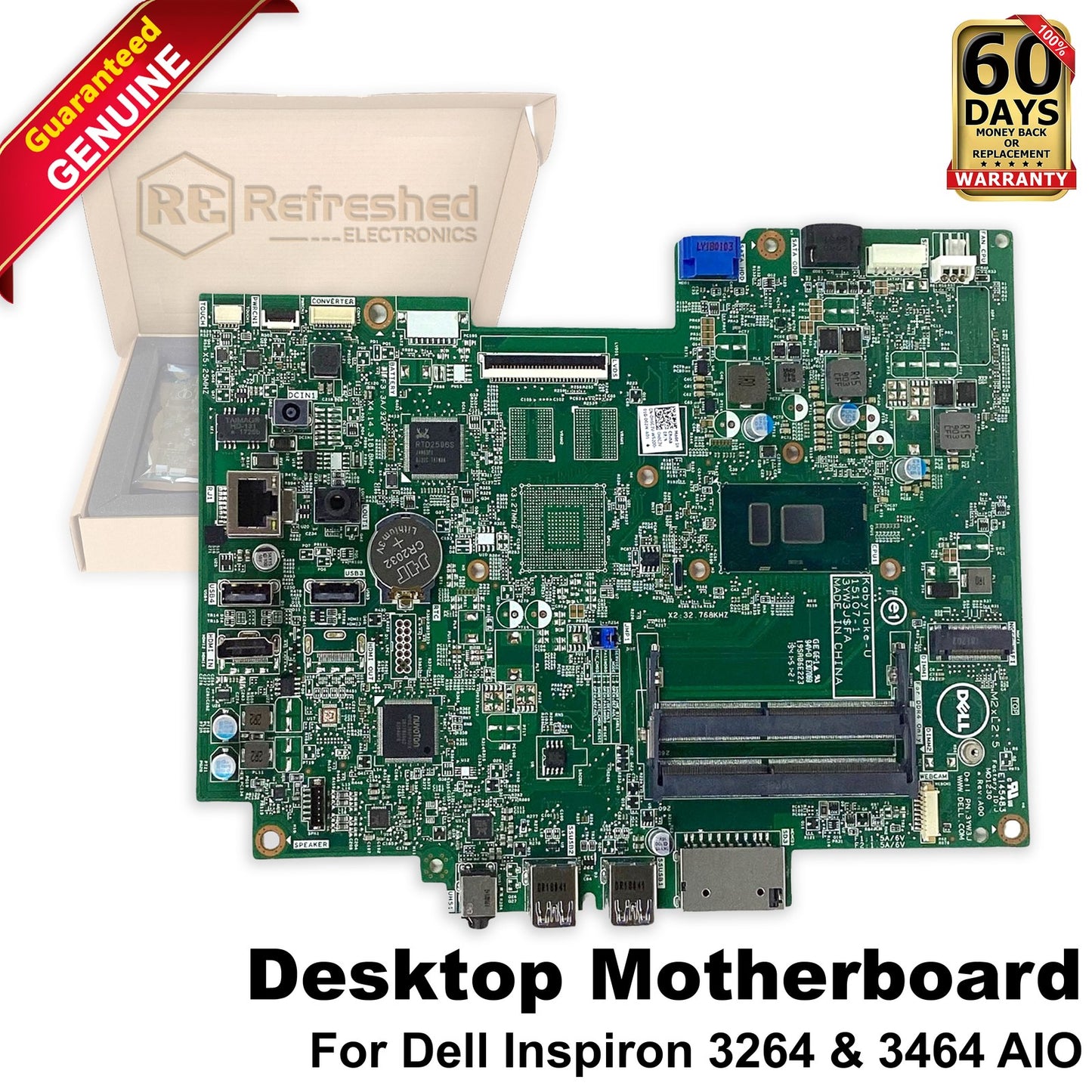 Dell Inspiron 3464 AIO DDR4 Motherboard with Intel i3-7100U 2.40GHz CPU H6C3V