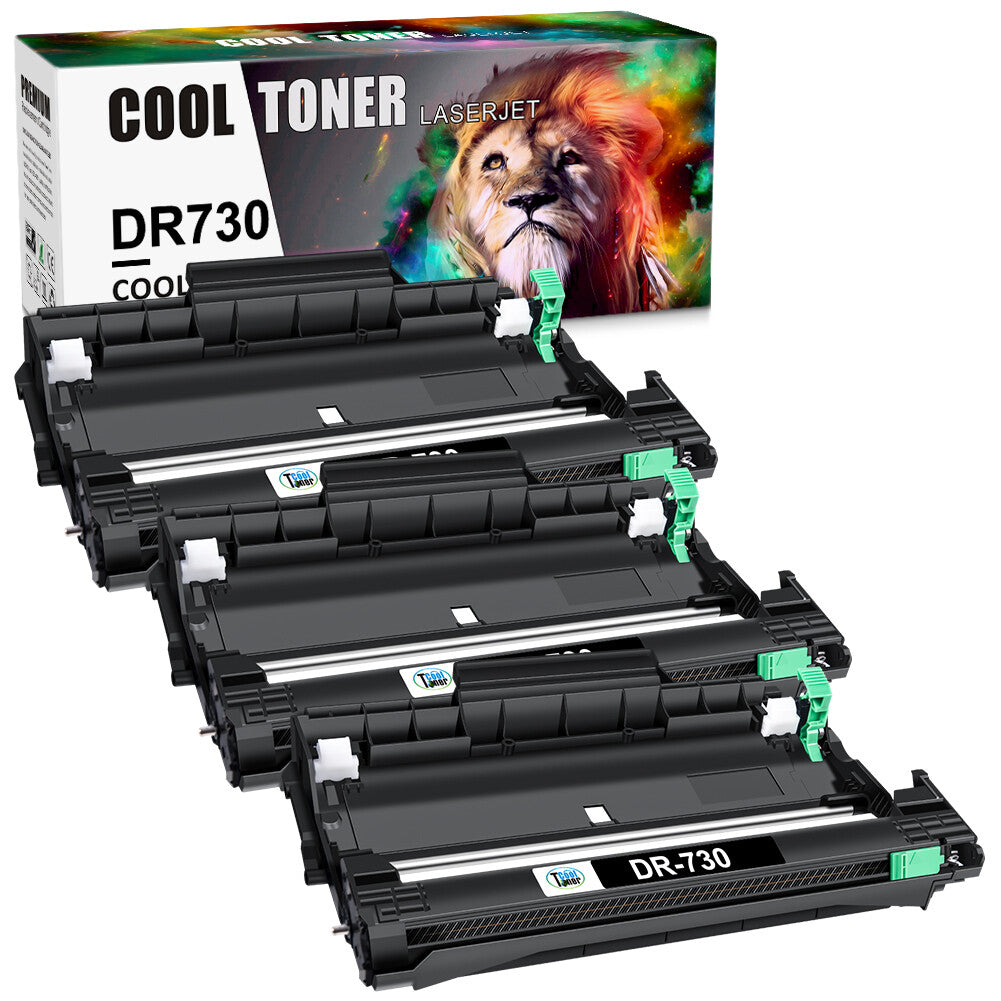 3PK DR730 Drum Unit Compatible for Brother TN760 MFC-L2750DW L2710DW L2730DW