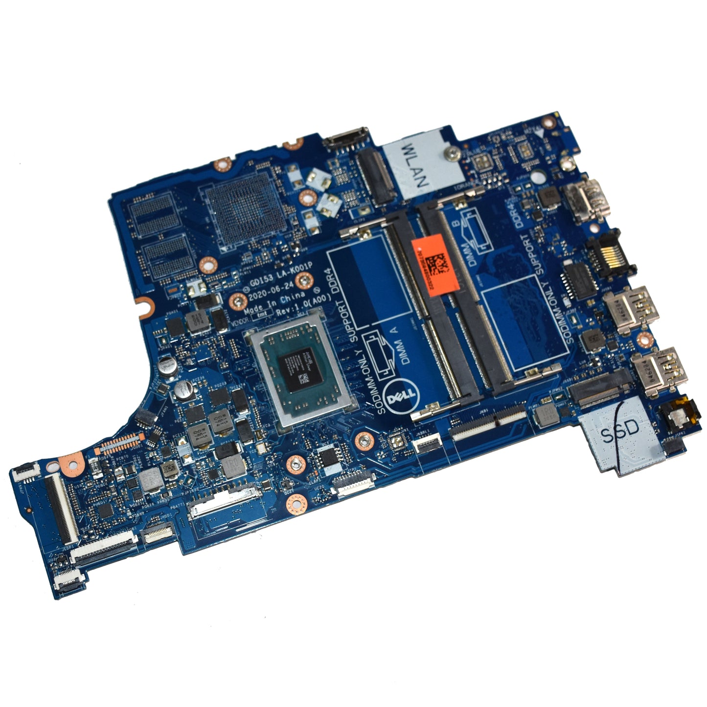 Dell Inspiron 3505 Motherboard AMD Athlon Silver 3050U Dual Core LA-K001P P92W5