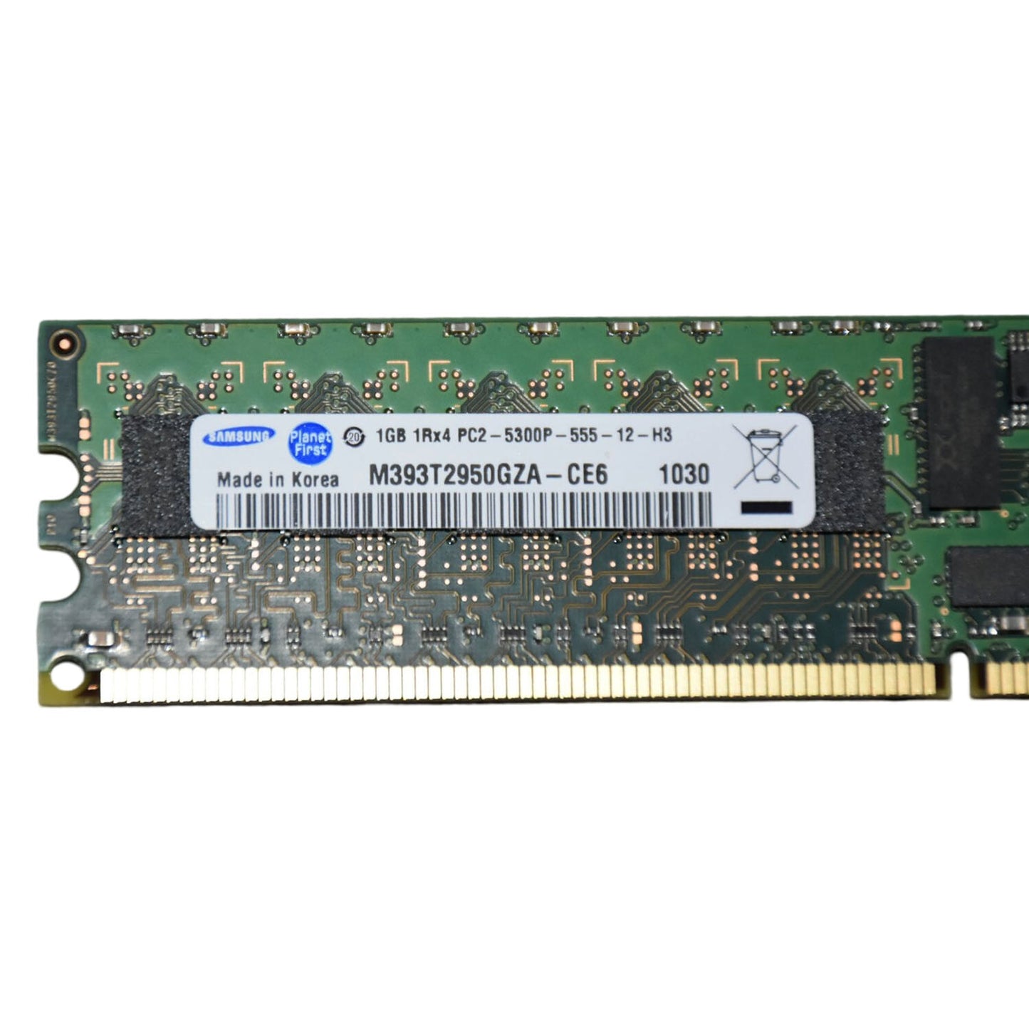EMC 100-562-538 DIMM 1GB Reg CL5 Single Rank DDR2 SDRAM Memory Module