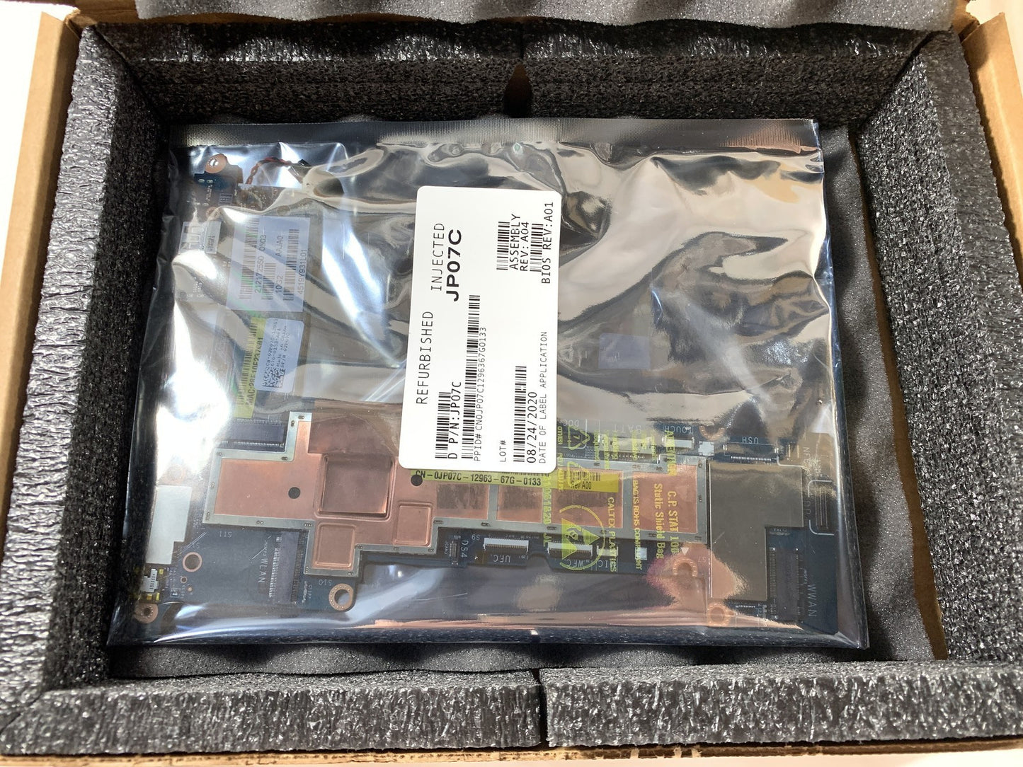 Dell Latitude 5175 5179 Tablet Motherboard Core M3-6Y30 4GB RAM JP07C LA-C791P