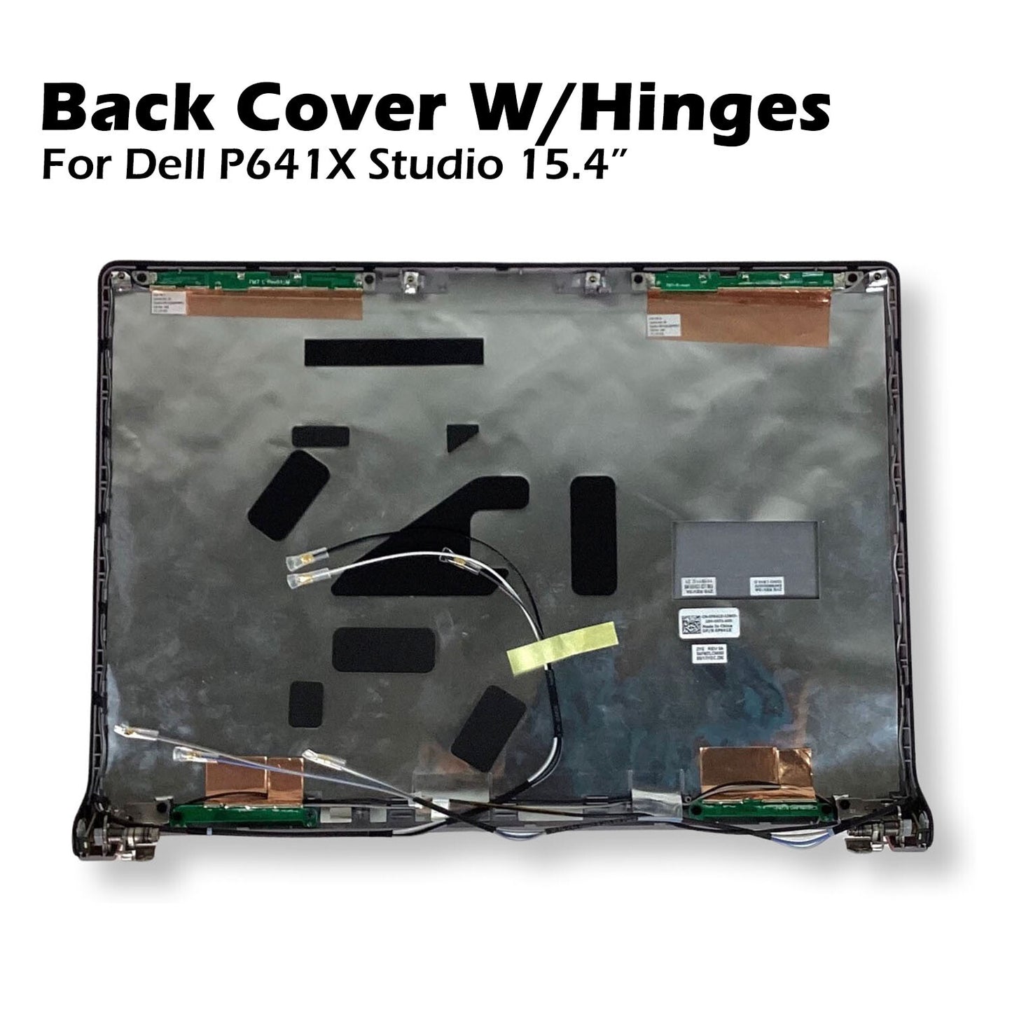 Dell P641X Studio 1535 1536 1537 LCD 15.4" Top Back Cover W/Hinges Lid RUBY RED