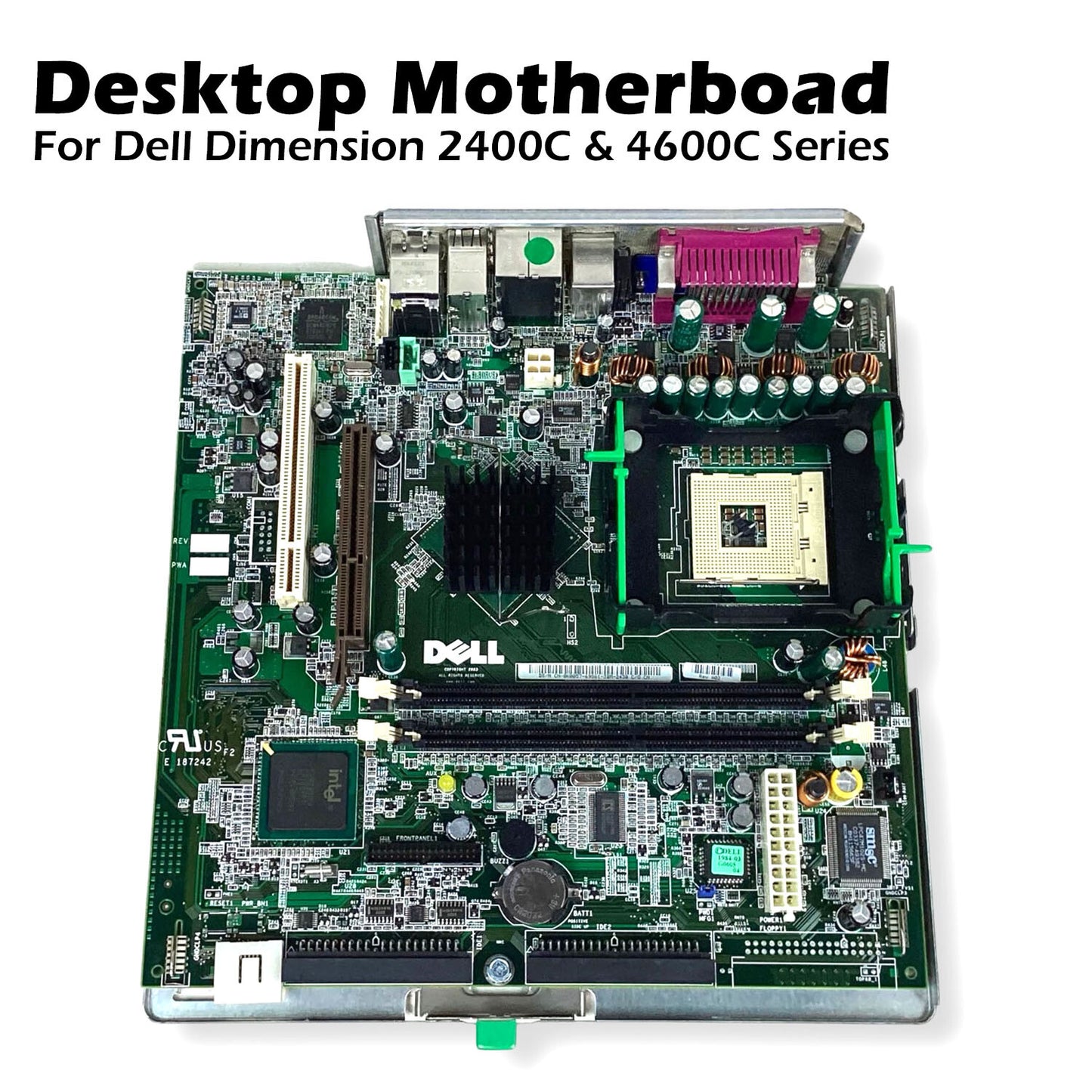 Genuine Dell Dimension 2400c 4600c DDR2 2 Slot System Motherboard K0057