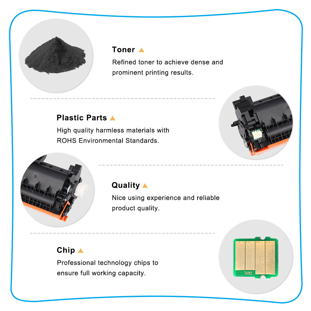 4PK TN760 Toner + DR730 Drum Unit For Brother MFC-L2710DW HL-L2390DW DCP-L2550DW
