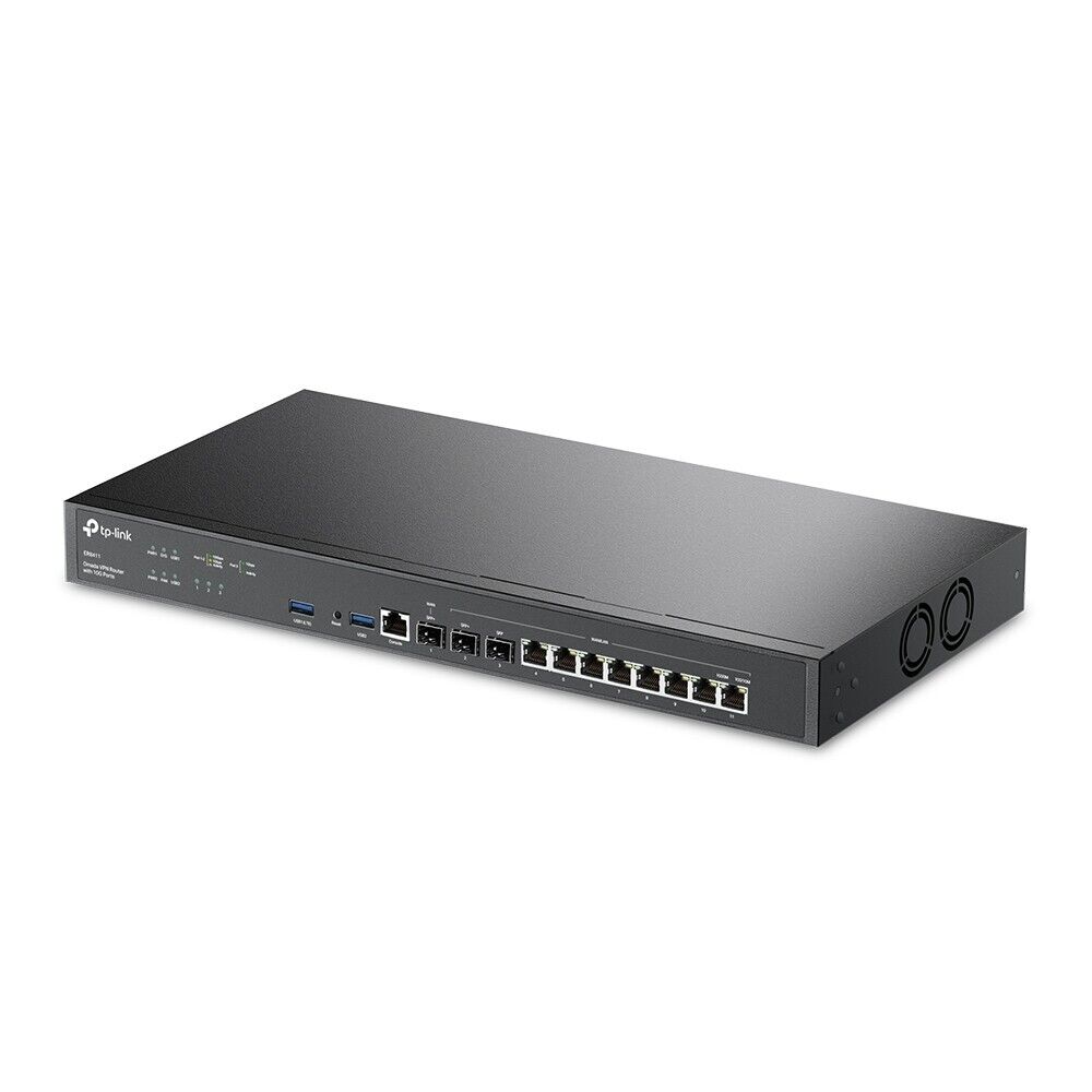 TP-Link ER8411 | Omada 8-Port Gigabit Multi-WAN VPN Router | 2* 10GbE SFP+