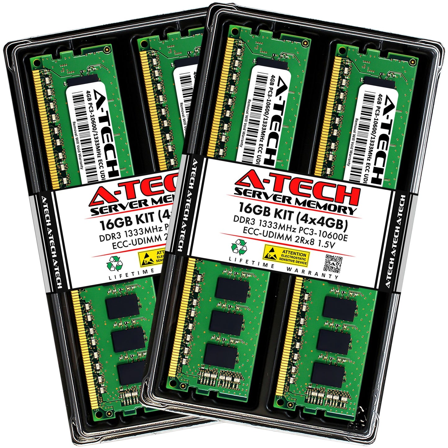 16GB 4x 4GB PC3-10600E ECC UDIMM Synology RackStation RS3411RPxs Memory RAM (NOT FOR HOME PC)