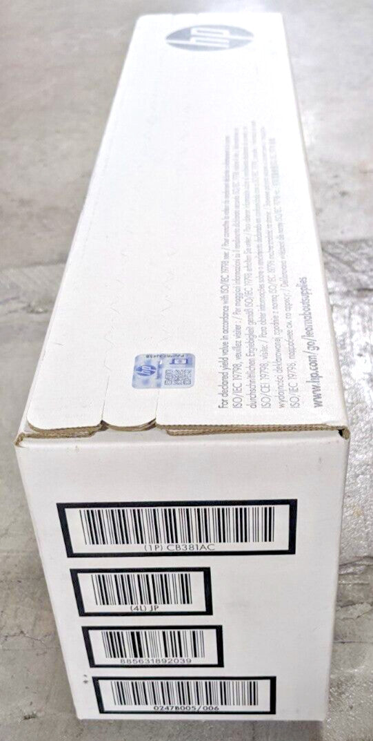 Genuine HP 824A CB381AC Cyan High Yield Toner 21K Page CP3015 CM6030 CM6040 NEW