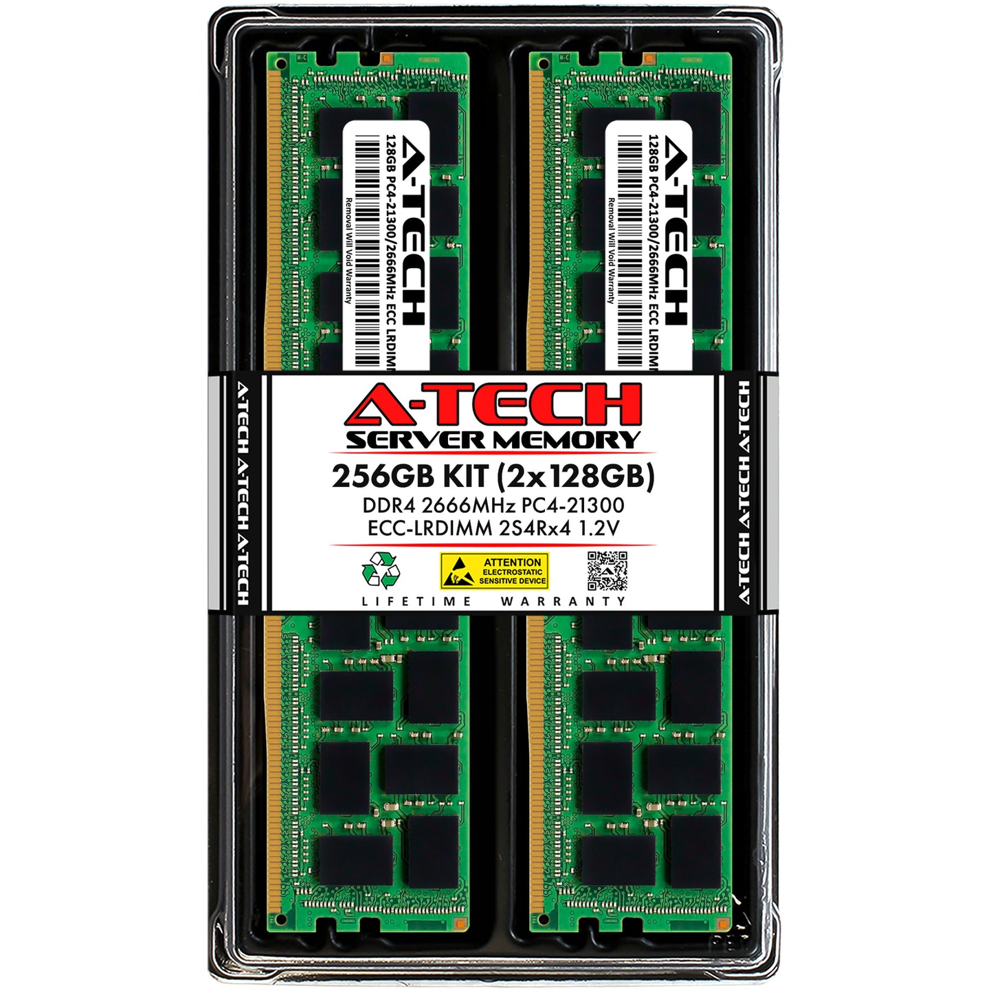 256GB 2x 128GB PC4-2666 LRDIMM Supermicro X11SDW-16C-TP13F+ Memory RAM