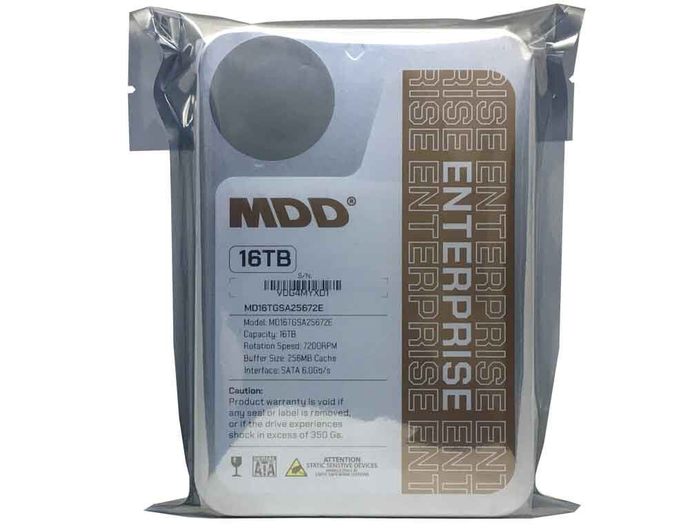 MDD 16TB 7200RPM 256MB Cache SATA 6.0Gb/s 3.5" NAS, CCTV Enterprise Hard Drive
